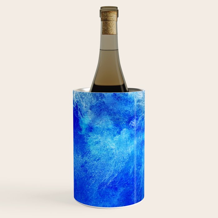 ocean blue abstract waterworld Wine Chiller Gallery Image 3