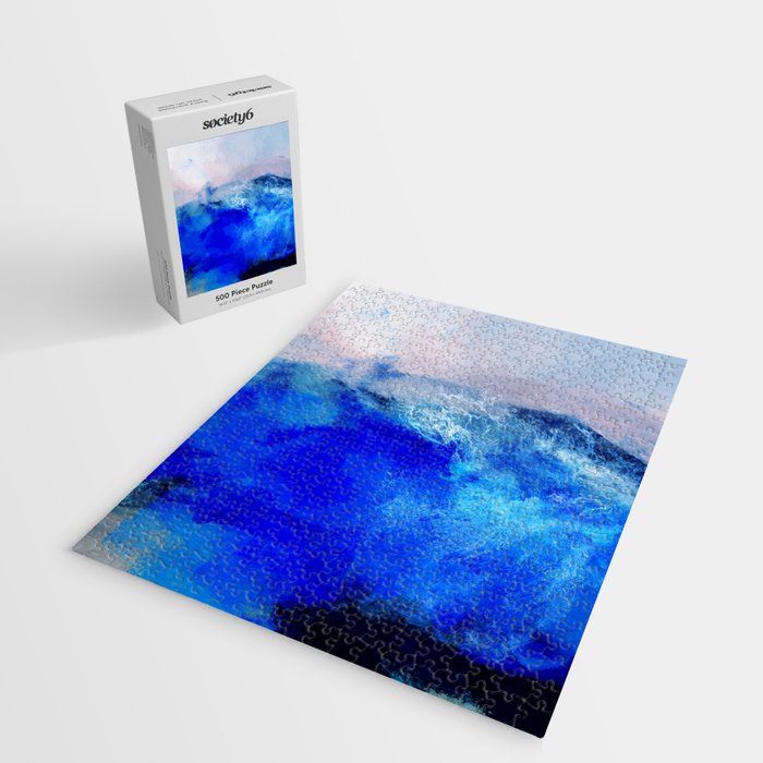 ocean blue abstract waterworld Jigsaw Puzzle Gallery Image 2