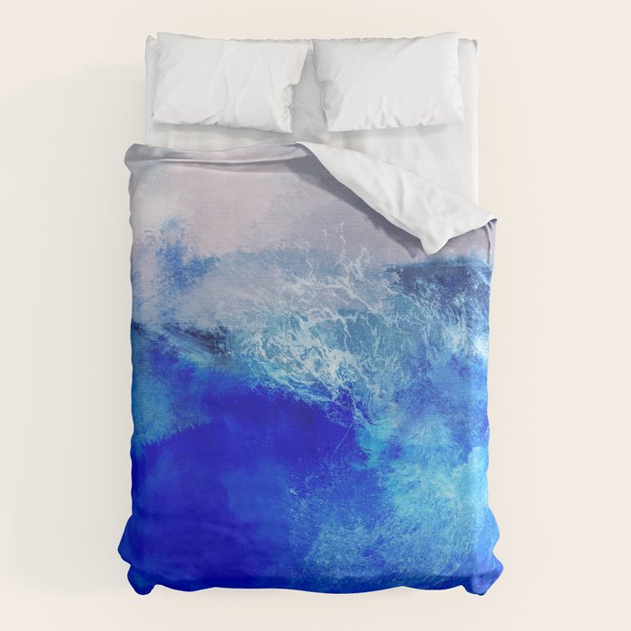 ocean blue abstract waterworld Duvet Cover Gallery Image 6