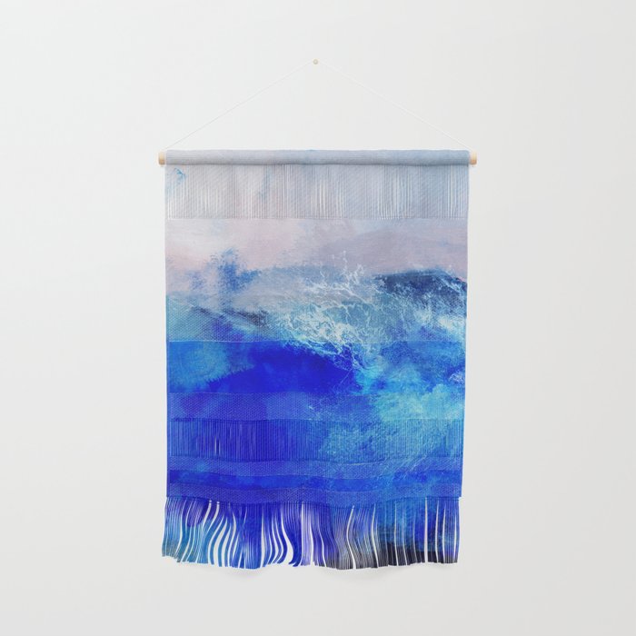 ocean blue abstract waterworld Wall Hanging Gallery Image 1