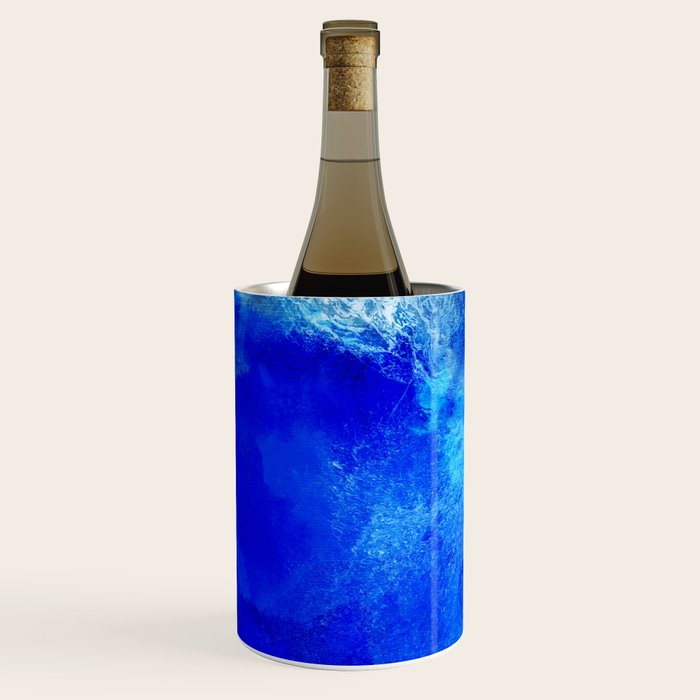 ocean blue abstract waterworld Wine Chiller Gallery Image 1