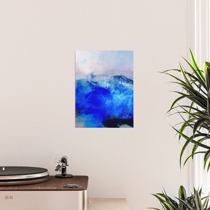 ocean blue abstract waterworld Poster Gallery Image 2