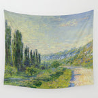 Claude Monet "The Road to Vétheuil" (1880) Wall Tapestry Gallery Image 4