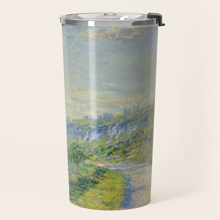 Claude Monet "The Road to Vétheuil" (1880) Travel Mug Gallery Image 2