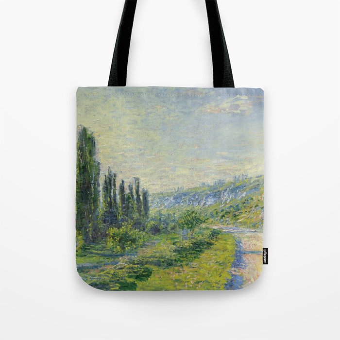 Claude Monet "The Road to Vétheuil" (1880) Tote Bag Gallery Image 1