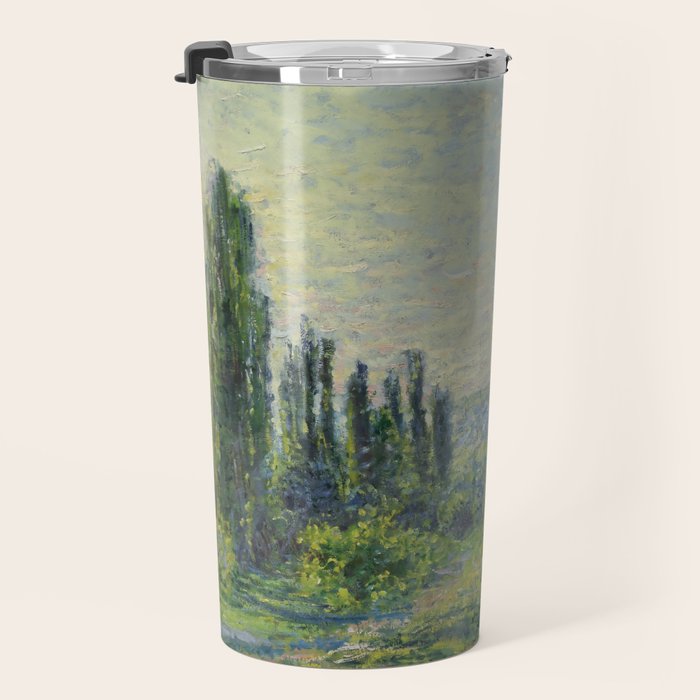 Claude Monet "The Road to Vétheuil" (1880) Travel Mug Gallery Image 3