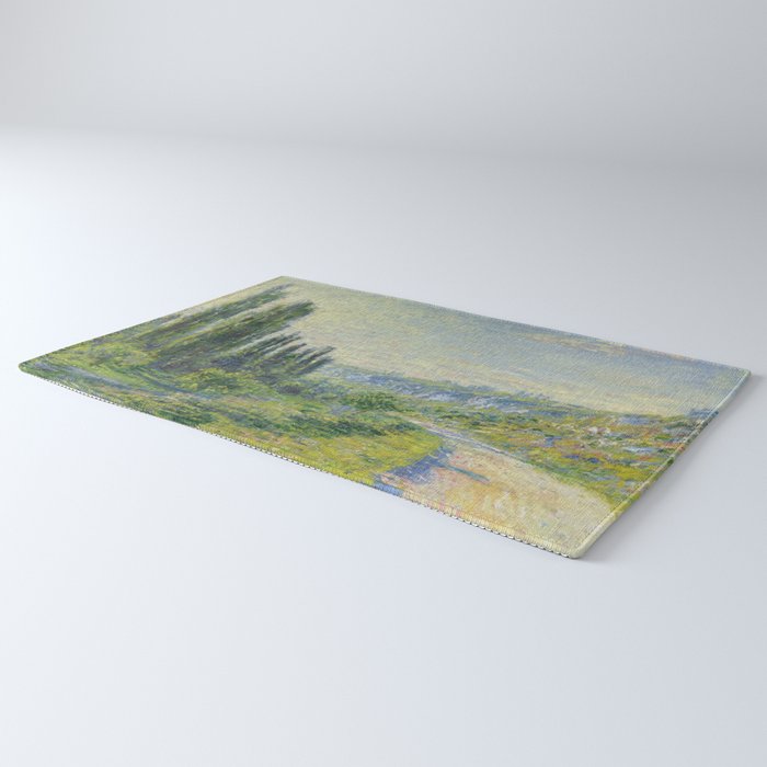 Claude Monet "The Road to Vétheuil" (1880) Rug Gallery Image 3