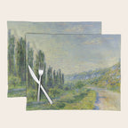 Claude Monet "The Road to Vétheuil" (1880) Placemat Gallery Image 1