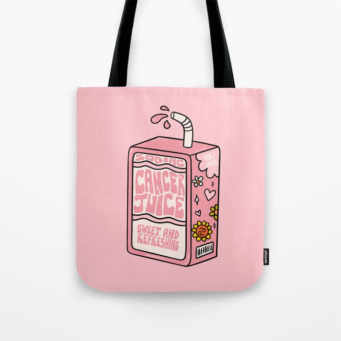 Cancer Zodiac Juice Box Tote Bag Gallery Image 1