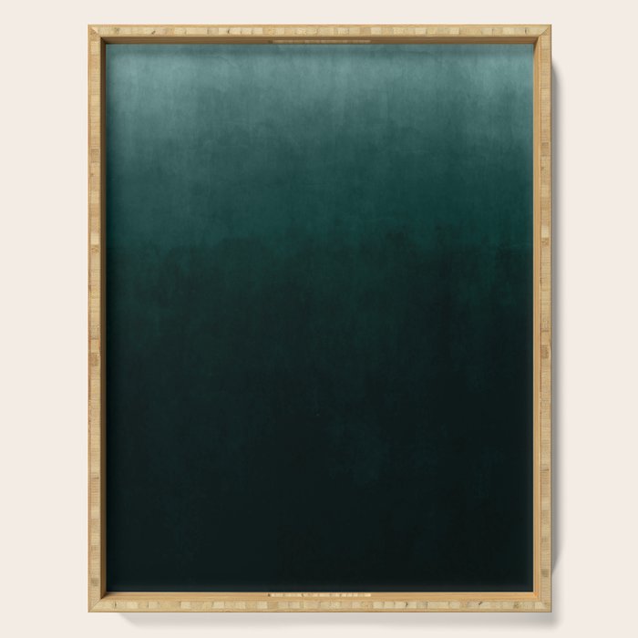 Ombre Emerald Serving Tray Gallery Image 1