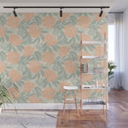 Modern floral blooms P3 Wall Mural Gallery Image 1