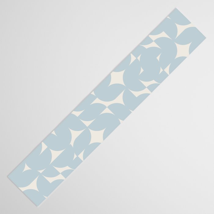 Contemporary Geometric Shapes - Soft Blue Table Runner Gallery Image 3