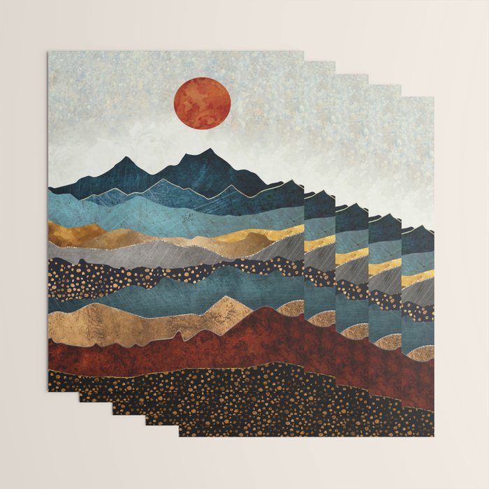 Amber Dusk Wrapping Paper Gallery Image 3