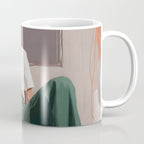 Dolce Far Niente, The sweetness of doing nothing, man sitting idle living in the moment, slow living calm peace of mind, positivity mindset slow down Coffee Mug Gallery Image 1