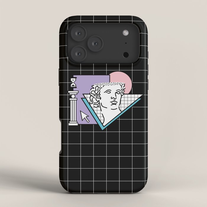 Apollo Vaporwave / greek god iPhone Case Gallery Image 4