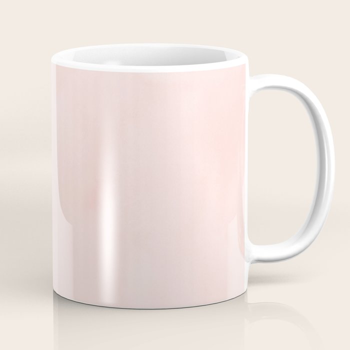 Seashell Pink Watercolor Coffee Mug Gallery Image 1