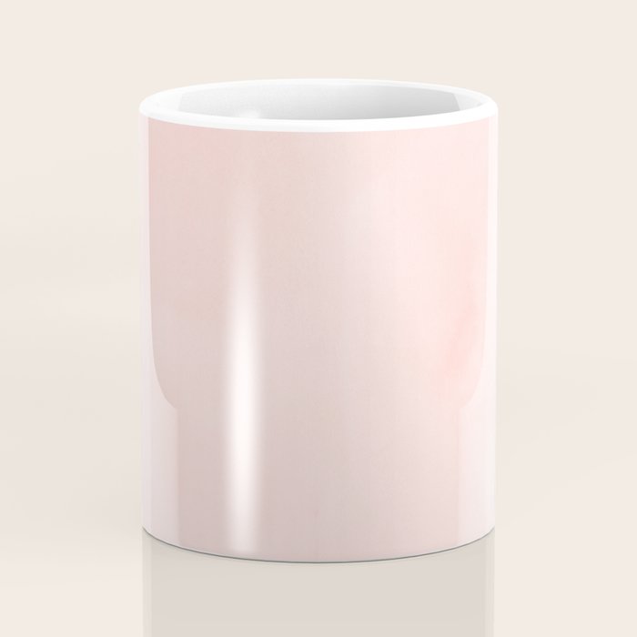 Seashell Pink Watercolor Coffee Mug Gallery Image 4