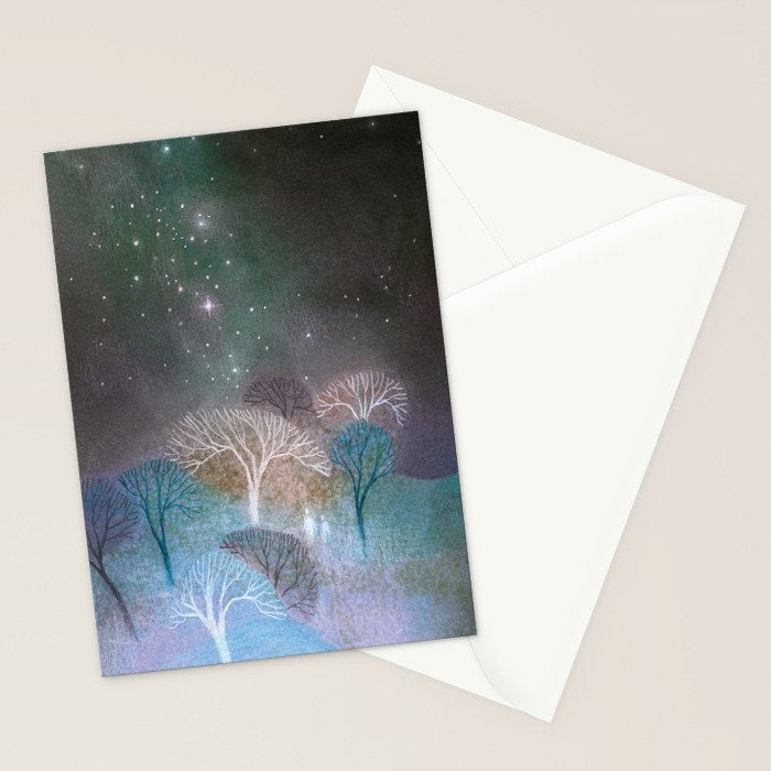 November Night Stationery Card Gallery Image 2