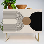 Mid Century Modern Abstract Art 10 Credenza Gallery Image 1