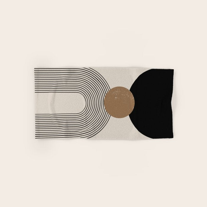 Mid Century Modern Abstract Art 10 Bath Towel