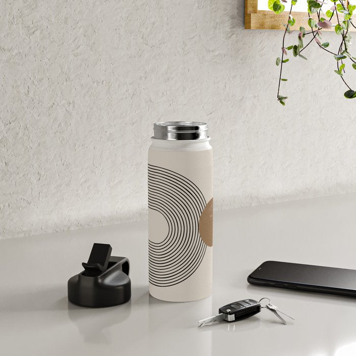 Mid Century Modern Abstract Art 10 Water Bottle Gallery Image 4