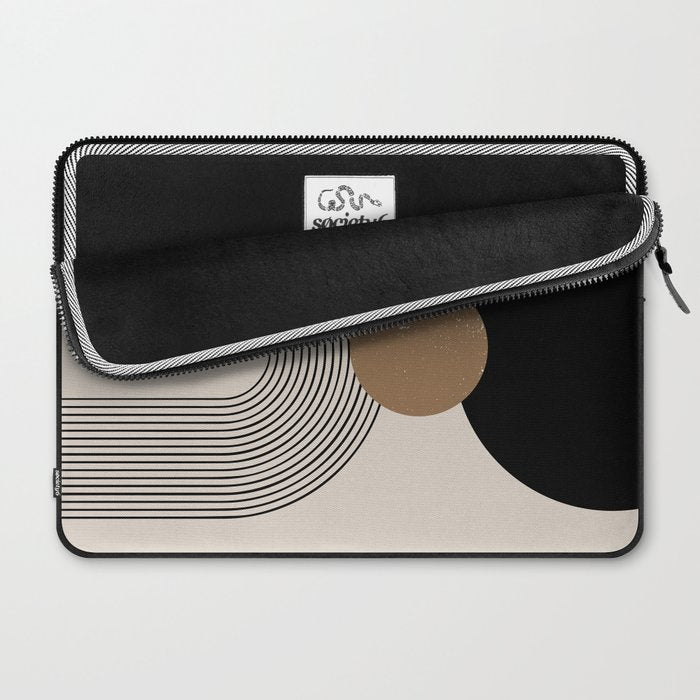 Mid Century Modern Abstract Art 10 Laptop Sleeve Gallery Image 2