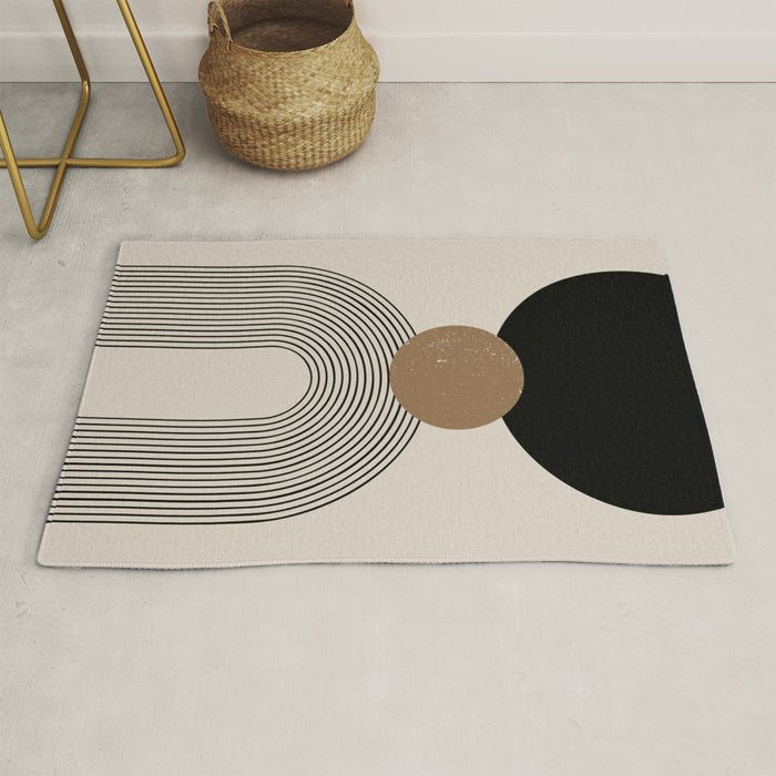 Mid Century Modern Abstract Art 10 Rug Gallery Image 1