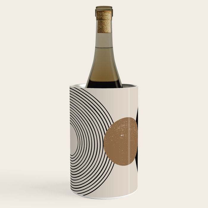 Mid Century Modern Abstract Art 10 Wine Chiller Gallery Image 1