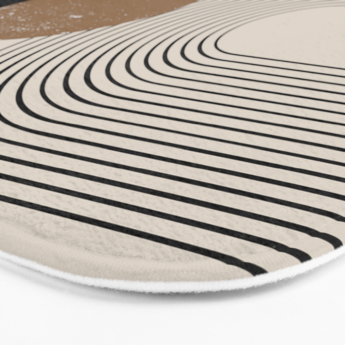 Mid Century Modern Abstract Art 10 Bath Mat Gallery Image 3