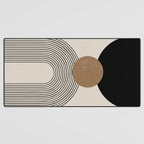 Mid Century Modern Abstract Art 10 Desk Mat Gallery Image 3