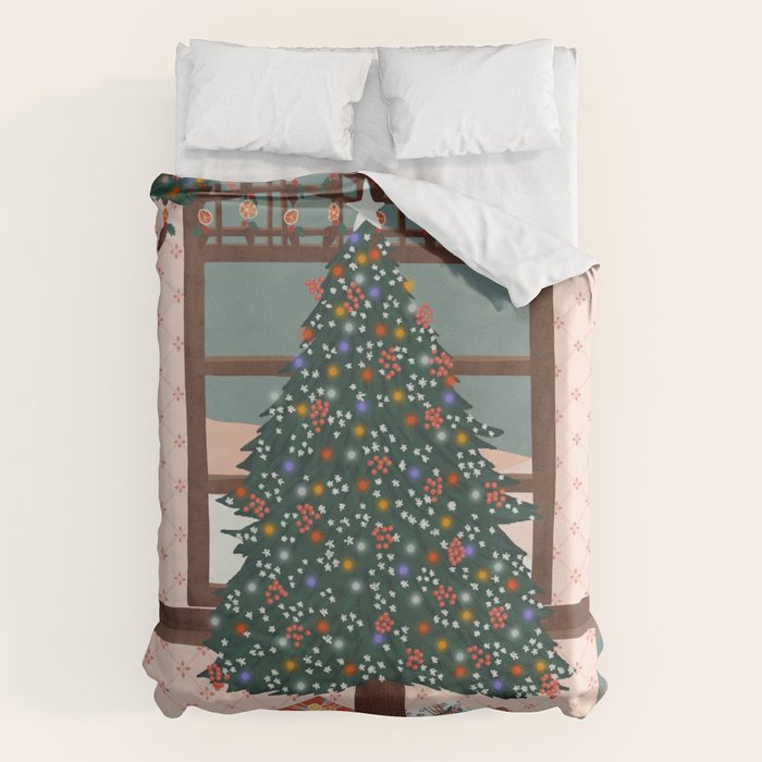 Christmas Tree Duvet Cover Gallery Image 6