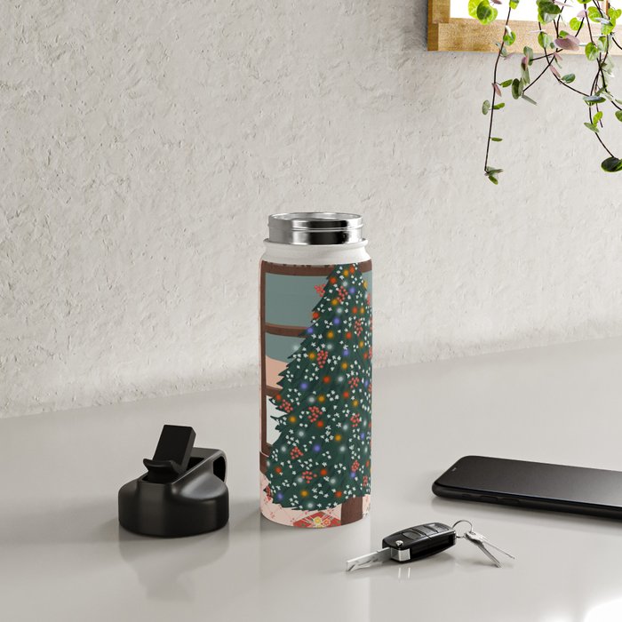 Christmas Tree Water Bottle Gallery Image 4