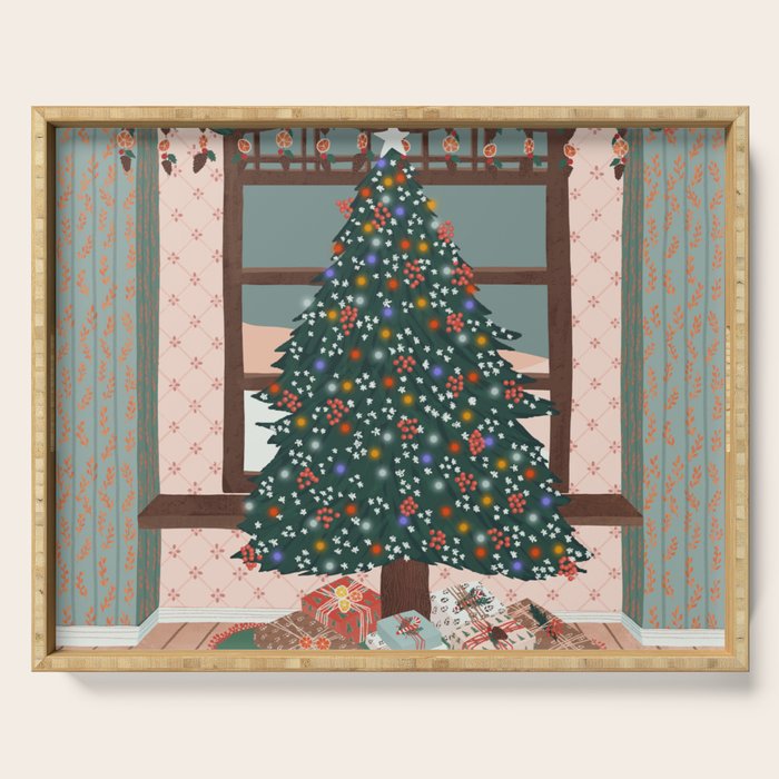 Christmas Tree Serving Tray Gallery Image 1