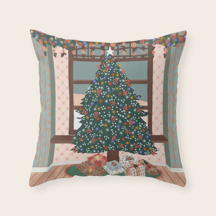 Christmas Tree Throw Pillow Gallery Image 6