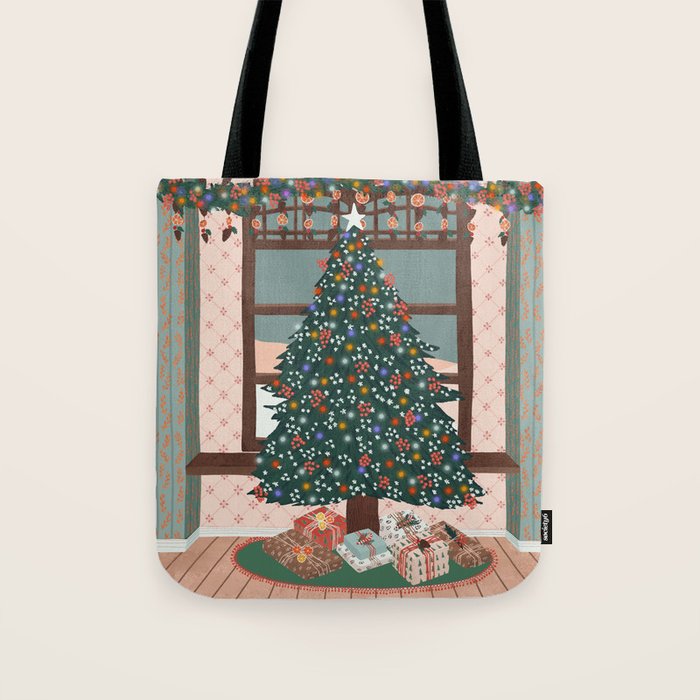 Christmas Tree Tote Bag Gallery Image 1