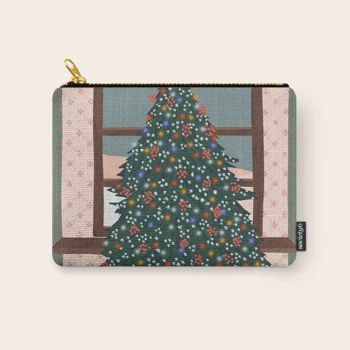 Christmas Tree Carry All Pouch Gallery Image 1
