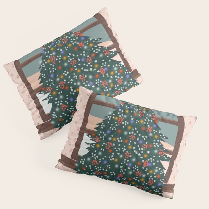 Christmas Tree Pillow Sham Gallery Image 3