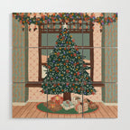 Christmas Tree Wood Wall Art Gallery Image 1