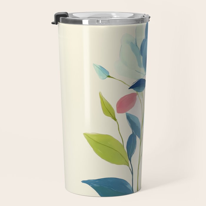 Azure Bloom Travel Mug Gallery Image 3