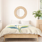 Azure Bloom Duvet Cover Gallery Image 3