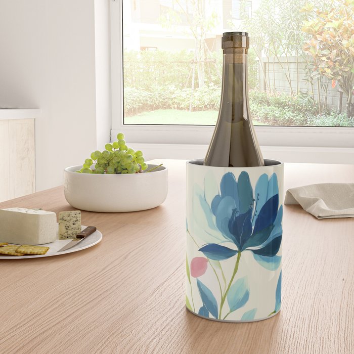 Azure Bloom Wine Chiller Gallery Image 4