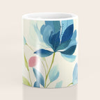 Azure Bloom Coffee Mug Gallery Image 4