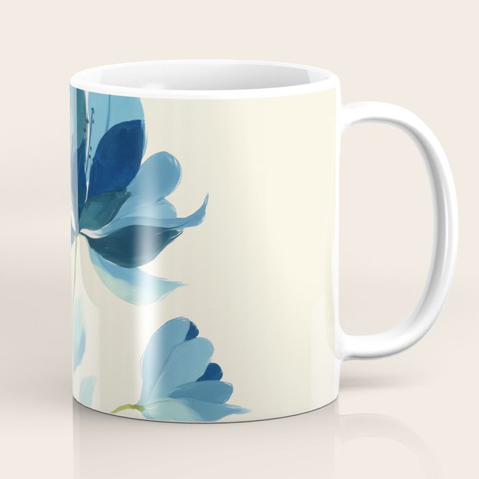 Azure Bloom Coffee Mug Gallery Image 1