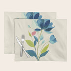 Azure Bloom Placemat Gallery Image 1