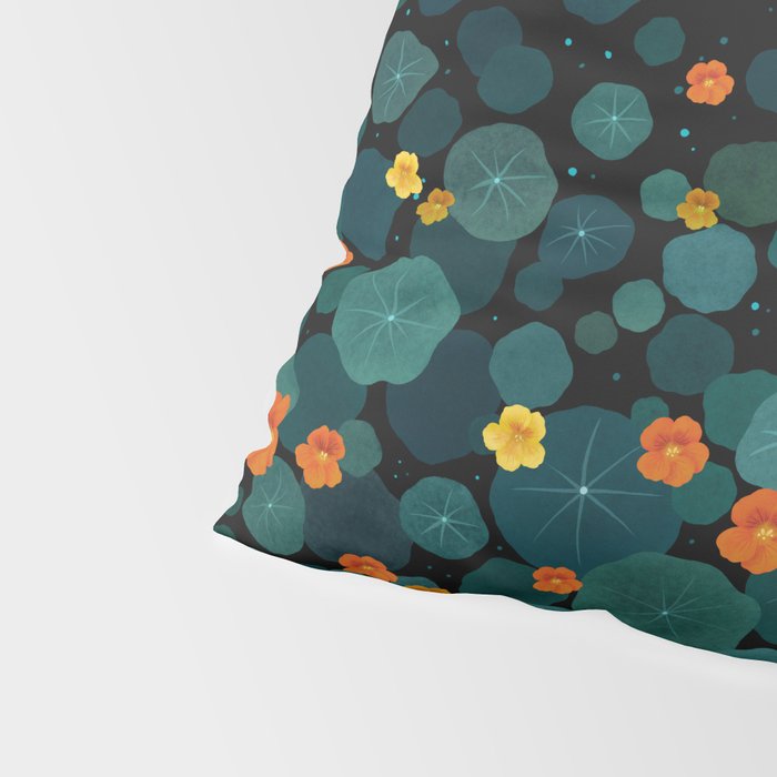 Nasturtium Garden Pillow Sham Gallery Image 4