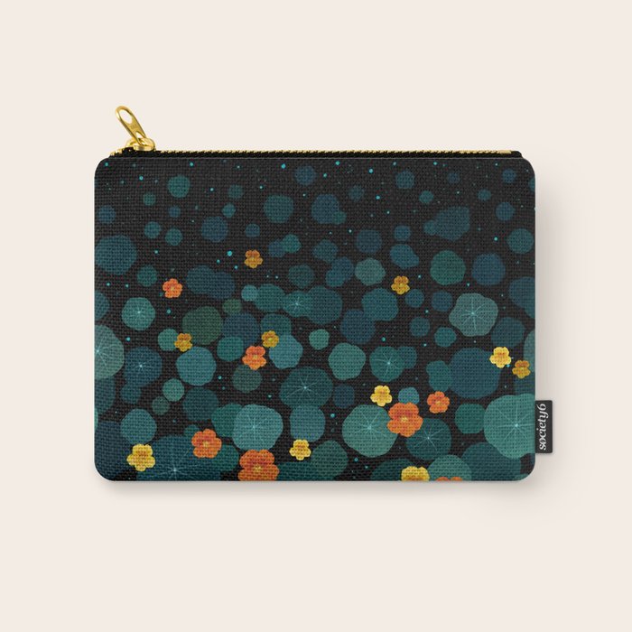 Nasturtium Garden Carry All Pouch Gallery Image 1