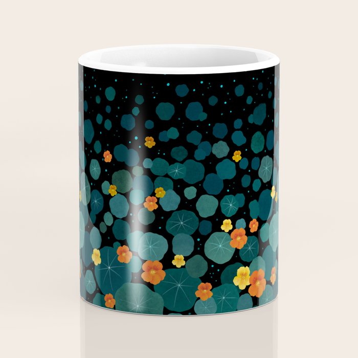 Nasturtium Garden Coffee Mug Gallery Image 4