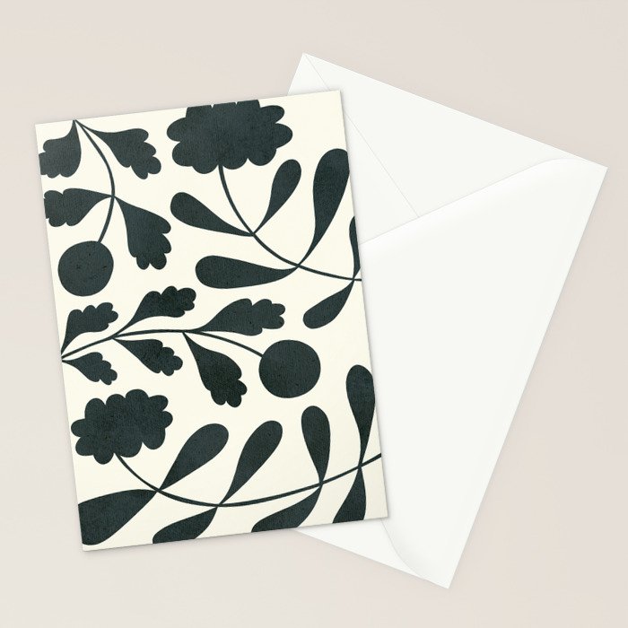 Abstract-botanical 42-4 Stationery Card Gallery Image 2