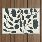 Abstract-botanical 42-4 Outdoor Rug Gallery Image 1