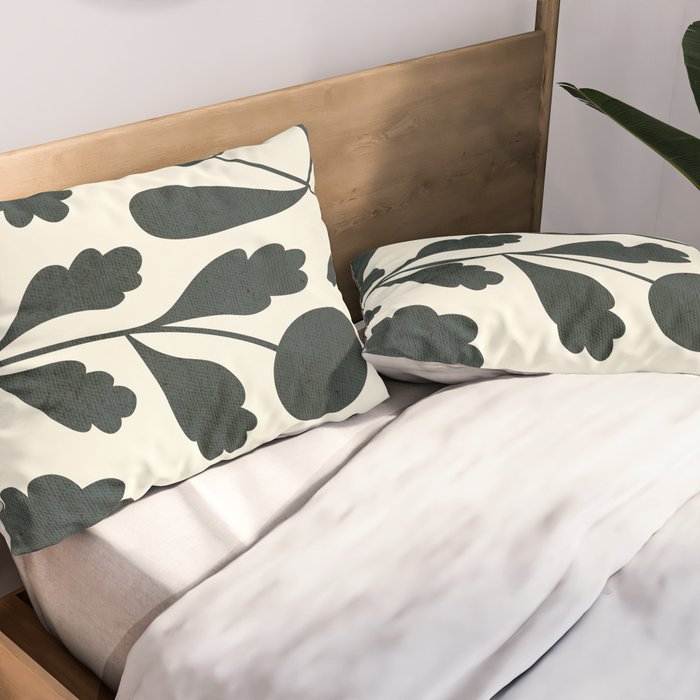 Abstract-botanical 42-4 Pillow Sham Gallery Image 2